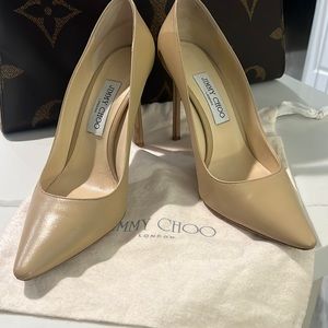 JIMMY CHOO NUDE PUMPS